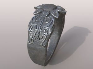ring butterfly 3D Print Model