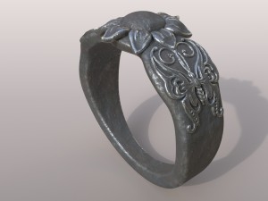 ring butterfly 3D Print Model