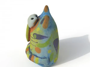 statuette cat 3D Model