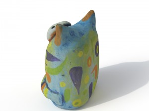 statuette cat 3D Модель