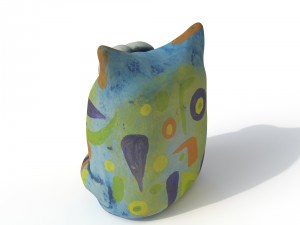 statuette cat 3D Модель