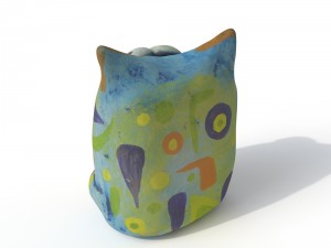 statuette cat 3D Модель