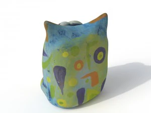 statuette cat 3D Model