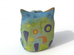 statuette cat 3D Модель