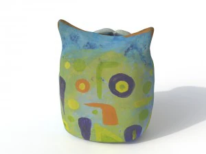 statuette cat 3D Model