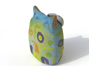 statuette cat 3D Model