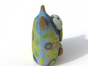statuette cat 3D Модель