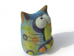 statuette cat 3D Модель