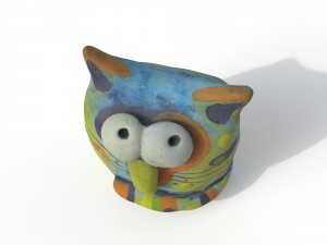 statuette cat 3D Модель