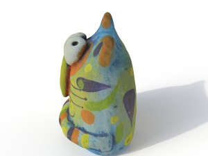statuette cat 3D Модель