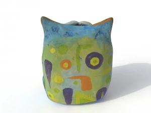 statuette cat 3D Model