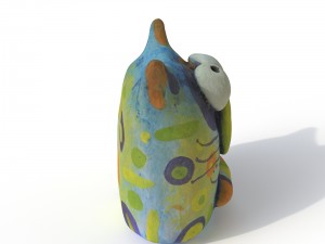 statuette cat 3D Модель