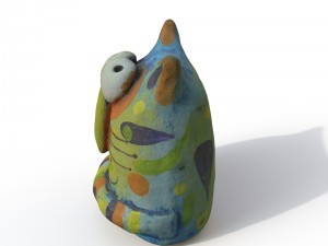 statuette cat 3D Модель