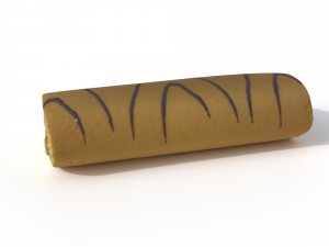 roll cake 3D Модель