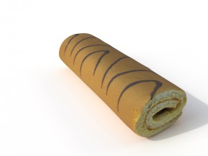 roll cake 3D Модель