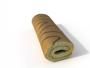 roll cake 3D Модель