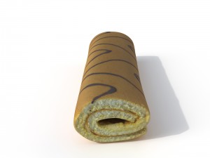 roll cake 3D Модель