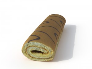 roll cake 3D Модель