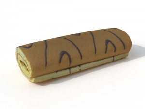 roll cake 3D Модель