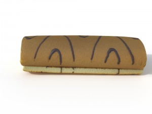roll cake 3D Модель