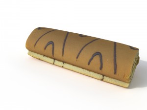roll cake 3D Модель
