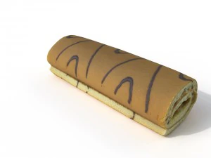 roll cake 3D Model
