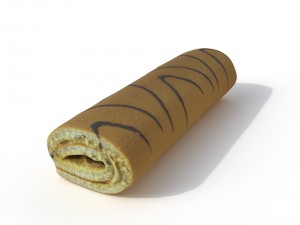 roll cake 3D Модель