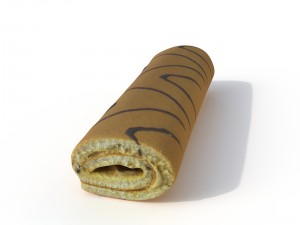 roll cake 3D Модель