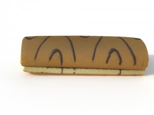 roll cake 3D Модель