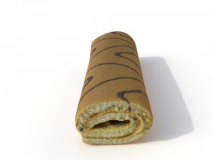 roll cake 3D Модель