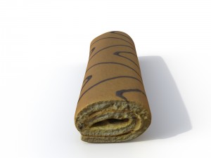 roll cake 3D Модель