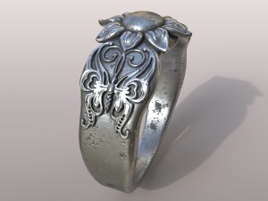 ring butterfly 3D Print Model