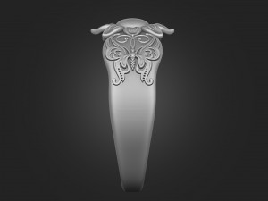ring butterfly Model Cetak 3D