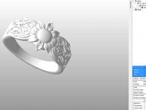 ring butterfly Model Cetak 3D