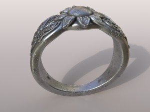 ring butterfly Model Cetak 3D
