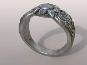 ring butterfly 3D Print Model