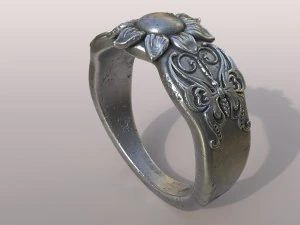 ring butterfly 3D Print Model