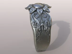 ring butterfly 3D Print Model