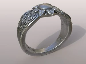ring butterfly 3D Print Model