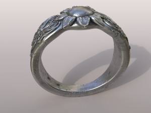 ring butterfly Model Cetak 3D