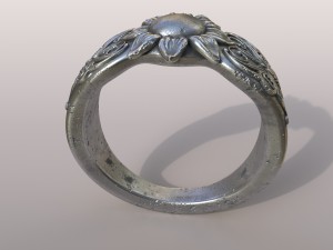 ring butterfly Model Cetak 3D