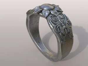 ring butterfly 3D Print Model