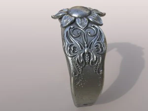 ring butterfly 3D Print Model