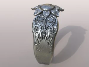 ring butterfly 3D Print Model