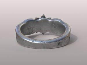 ring butterfly Model Cetak 3D