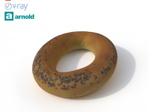 bagel 3D मॉडल