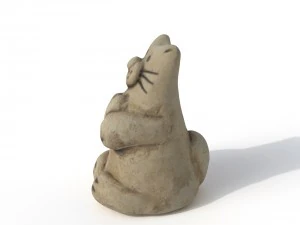 statuette cat 3D Model