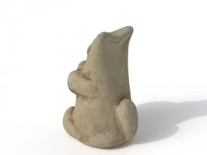 statuette cat 3D Model