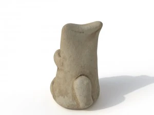 statuette cat 3D Model