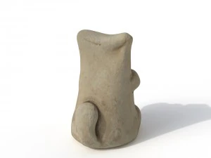 statuette cat 3D Model